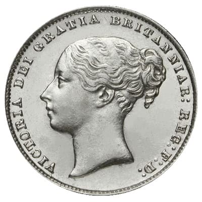 British 1867 Shilling