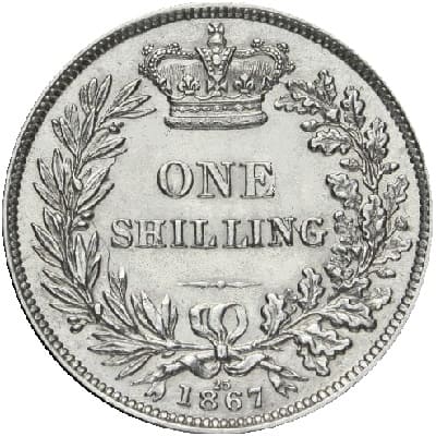 British 1867 Shilling Value