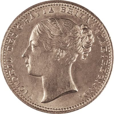 British 1868 Shilling
