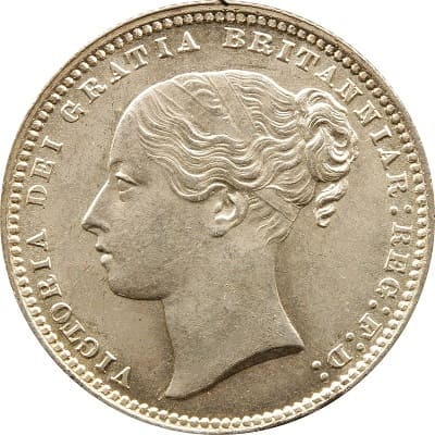 British 1870 Shilling