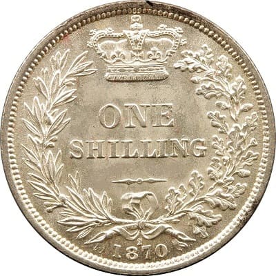 British 1870 Shilling Value