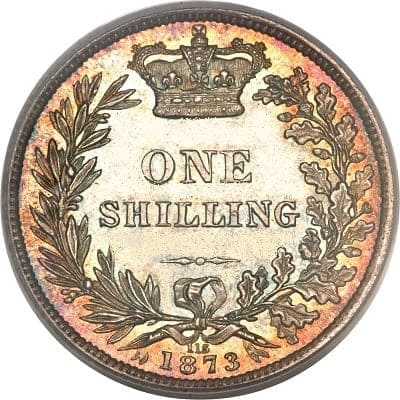 British 1873 Shilling Value