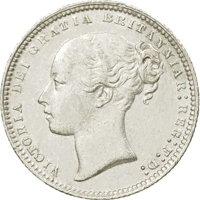 British 1874 Shilling