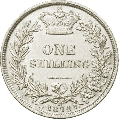 British 1874 Shilling Value