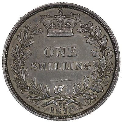 British 1876 Shilling Value