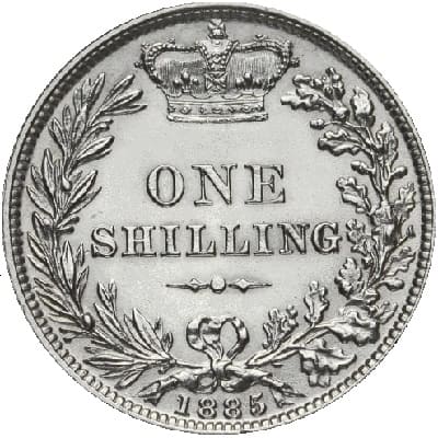 British 1885 Shilling Value