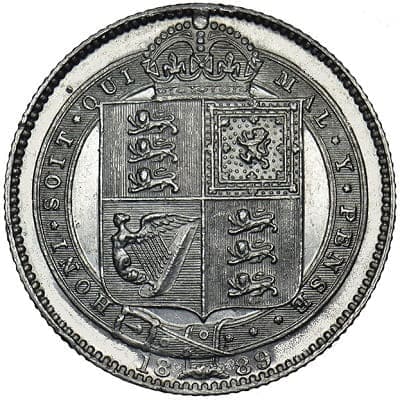 British 1889 Shilling Value