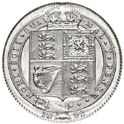 British 1892 Shilling Value