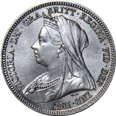 British 1893 Shilling