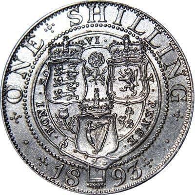 British 1893 Shilling Value