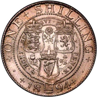 British 1894 Shilling Value