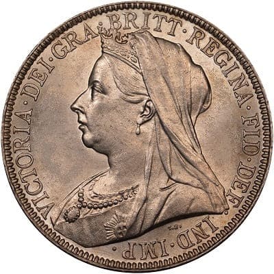 British 1895 Shilling