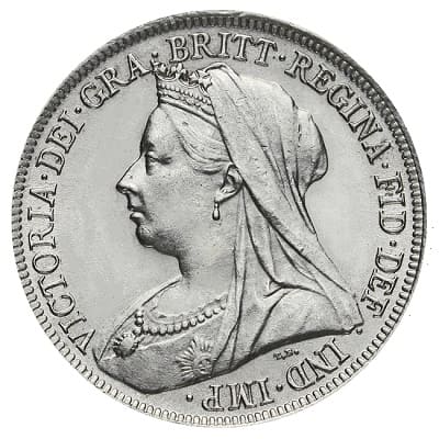 British 1896 Shilling