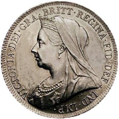 British 1899 Shilling