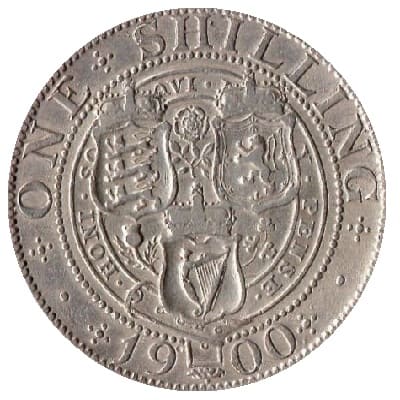British 1900 Shilling Value