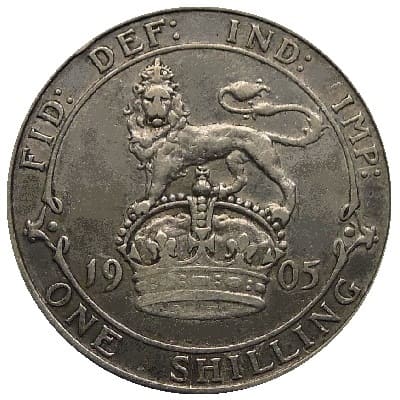 British 1905 Shilling Value