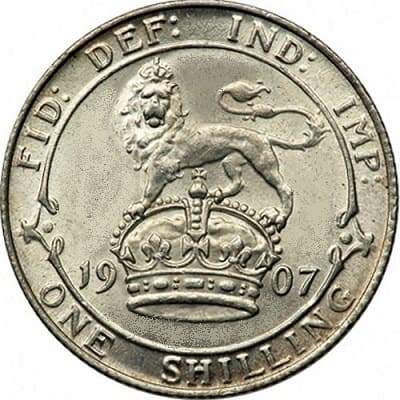 British 1907 Shilling Value