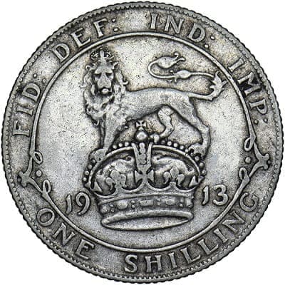 British 1913 Shilling Value