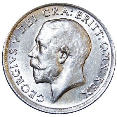 British 1915 Shilling