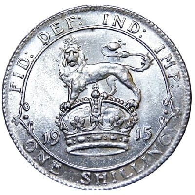 British 1915 Shilling Value