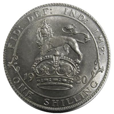 British 1920 Shilling Value