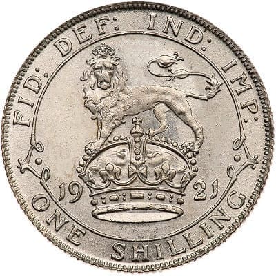 British 1921 Shilling Value