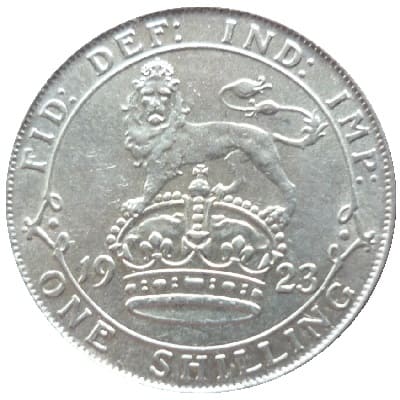 British 1923 Shilling Value