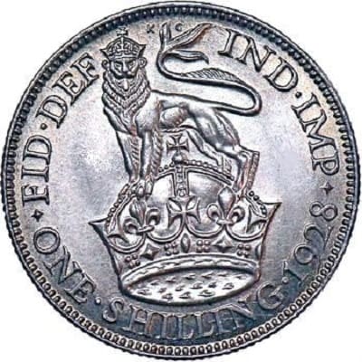 British 1928 Shilling Value