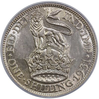 British 1931 Shilling Value