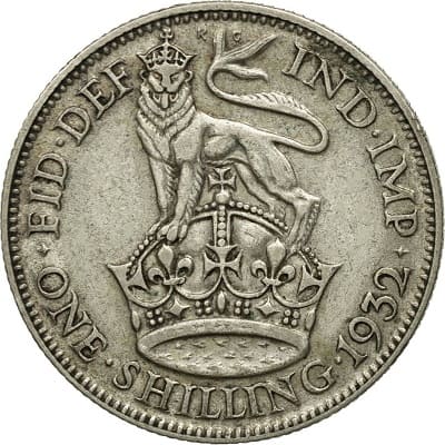 British 1932 Shilling Value