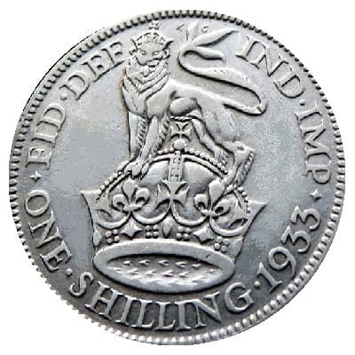 British 1933 Shilling Value
