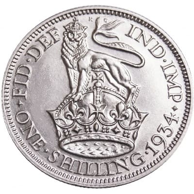 British 1934 Shilling Value