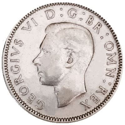 British 1937 Shilling