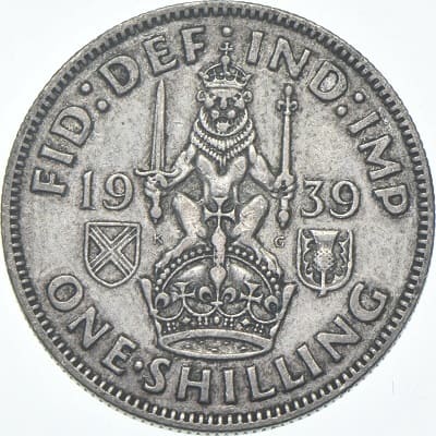 British 1939 Shilling Value