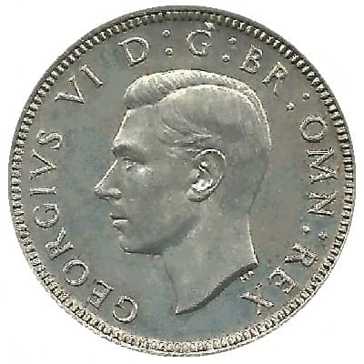 British 1943 Shilling