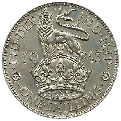 British 1943 Shilling Value
