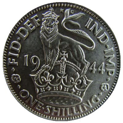 British 1944 Shilling Value