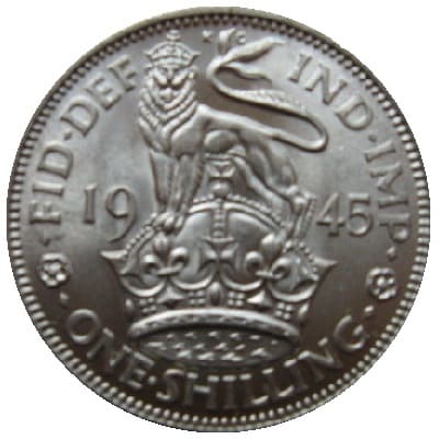 British 1945 Shilling Value