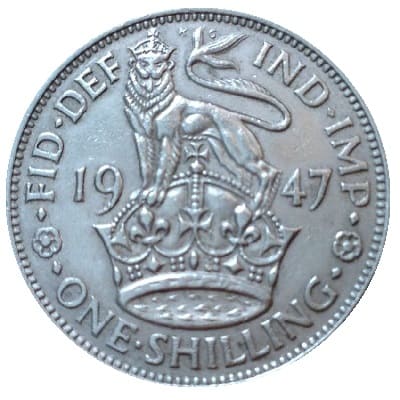 British 1947 Shilling Value