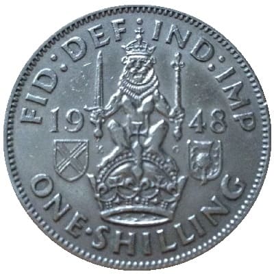 British 1948 Shilling Value