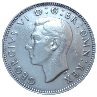 British 1951 Shilling