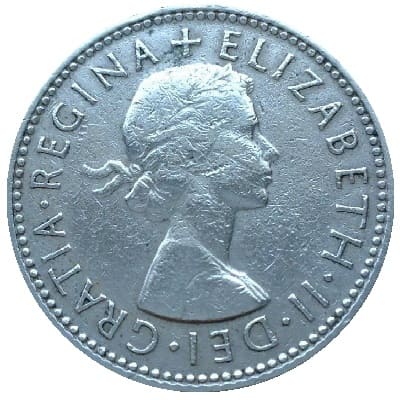 British 1954 Shilling