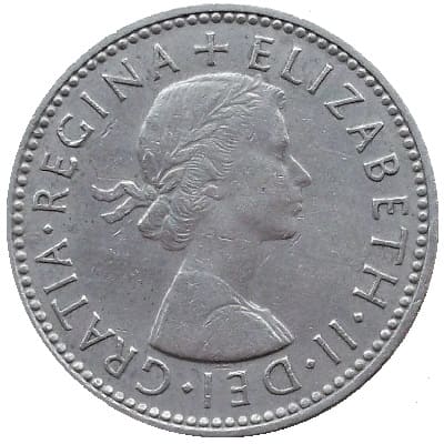 British 1959 Shilling