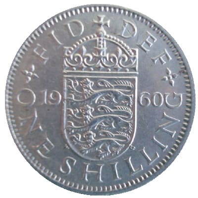 British 1960 Shilling Value