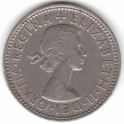 British 1961 Shilling