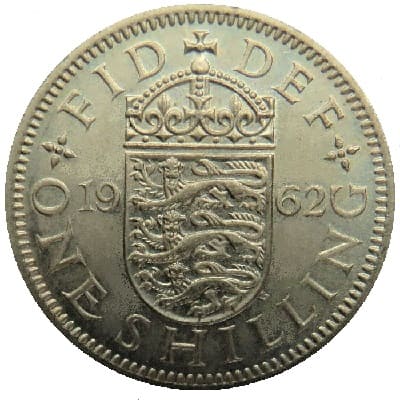 British 1962 Shilling Value