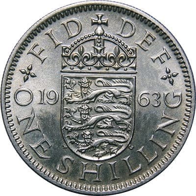 British 1963 Shilling Value