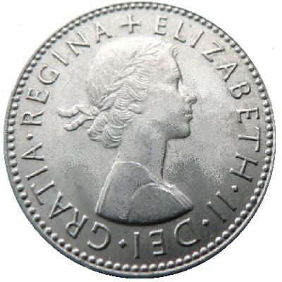 British 1966 Shilling