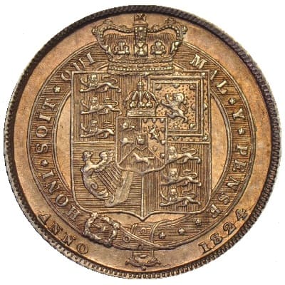 British 1824 Sixpence Value