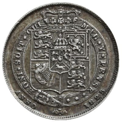 British 1825 Sixpence Value